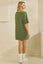 Stripe Knit Pullover Big Top Dress