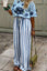 Striped Wide-Leg Casual Pants