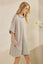 Stripe Knit Pullover Big Top Dress