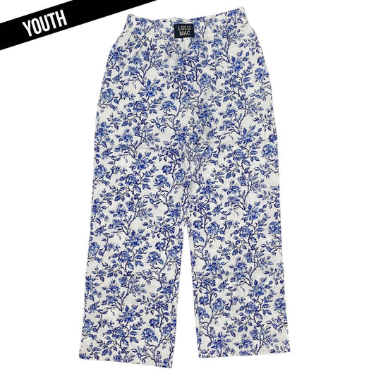 LM-KPA-1004-Blue Floral-Kids Pants