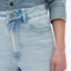 SUPER HIGH RISE WIDE LEG JEANS(EMBROIDERY,RAW HEM) BYW8194