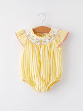Chick Embroidery Romper