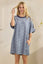 Stripe Knit Pullover Big Top Dress