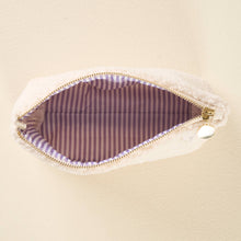 Teddy Pouch-Dainty Floral Purple