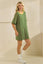 Stripe Knit Pullover Big Top Dress