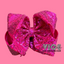 Pink Sequin Bling Bow
