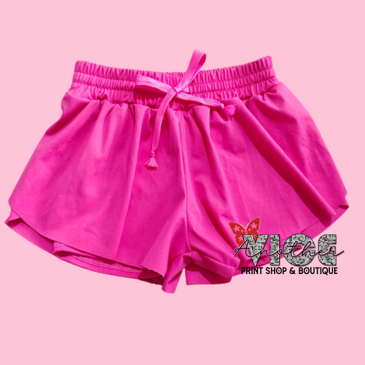 Pink Butterfly Shorts RTS