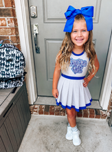 Blue Plaid BH Romper