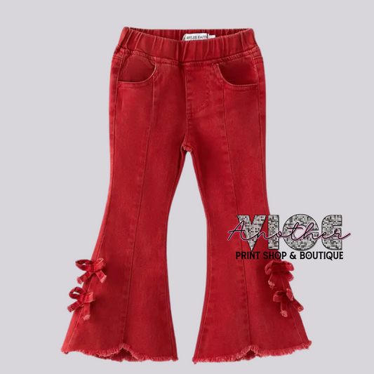 Coquette Flares Red