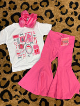 Hot Pink Knit Flares