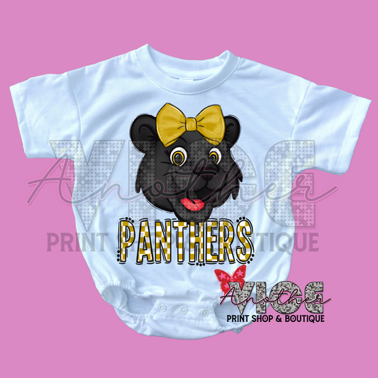 Panthers Girl Spirit Bubble