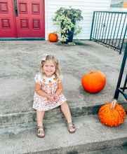 Pumpkins Applique Collared Dress