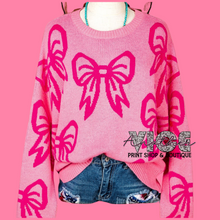 Double Pink Coquette Sweater