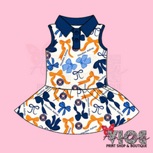 Game Day Astros Athletic Collar Romper