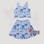 Blue Bow 2 Piece Athletic