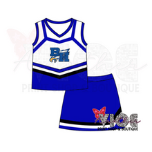 Blue/Black Cheer BH 2Piece