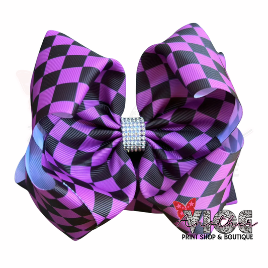 Purple & Black Checker