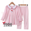 Pink Santa Claus Gingham Set