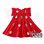 Sequin Santa Dress Red