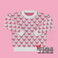 Pink/White Coquette Sweater