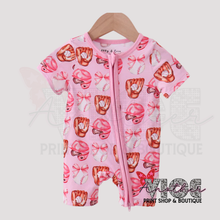 Baseball Bamboo Romper