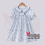 Navy Bunny Embroidery Floral Dress