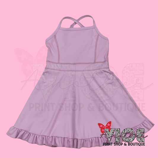 Lavender Athletic Tank Dress PRE ORDER