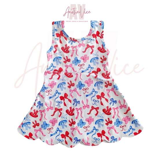 White Bow Romper