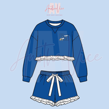 BH ruffle sweatshirt shorts set