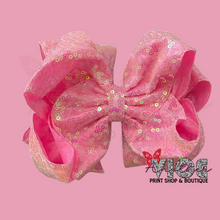 6.5" Double Layer Sequin Bow