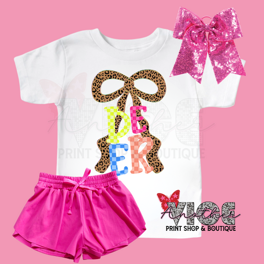 Leopard Neon Deer