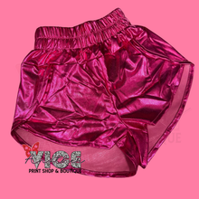 Hot Pink Metallic Shorts
