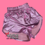 Light Pink Metallic Shorts
