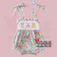 Floral Print Bunny Embroidery Bubble