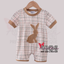 Brown Bunny Applique Romper