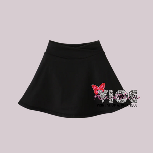Black Athletic Skort