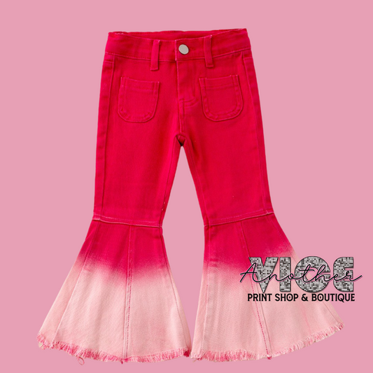 Pink Ombre Flares