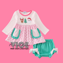 Pink Santa Baby Set