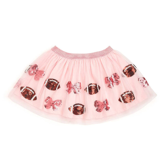 Coquette Football Sequin Tutu - Kids Clothing