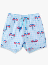 Boys Blue Patriotic Hybrid Swim Trunks PRE ORDER