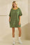Stripe Knit Pullover Big Top Dress