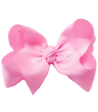 TULIP SOLID HAIR BOW,  7.5" WIDE.    BW-148-P 12PIECES/$18