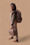 LEOPARD DREAM RUFFLED BACKPACK