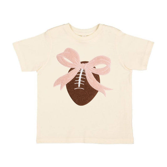 Coquette Football Patch Short Sleeve T-Shirt - Girls Clothes