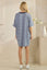 Stripe Knit Pullover Big Top Dress
