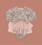 AUTUMN BLOSSOM DREAM TUTU LONG SLEEVE BODYSUIT DRESS