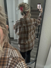 Falling for You Plaid Brown