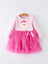 Pink Santa Applique Dress