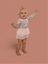 AUTUMN BLOSSOM DREAM TUTU LONG SLEEVE BODYSUIT DRESS