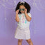 Lavender Bow Trellis Skort - Kids Clothing Spring/Summer